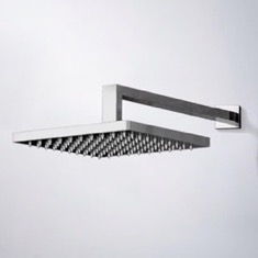 10 inch Rain Shower Head With Arm, Chrome